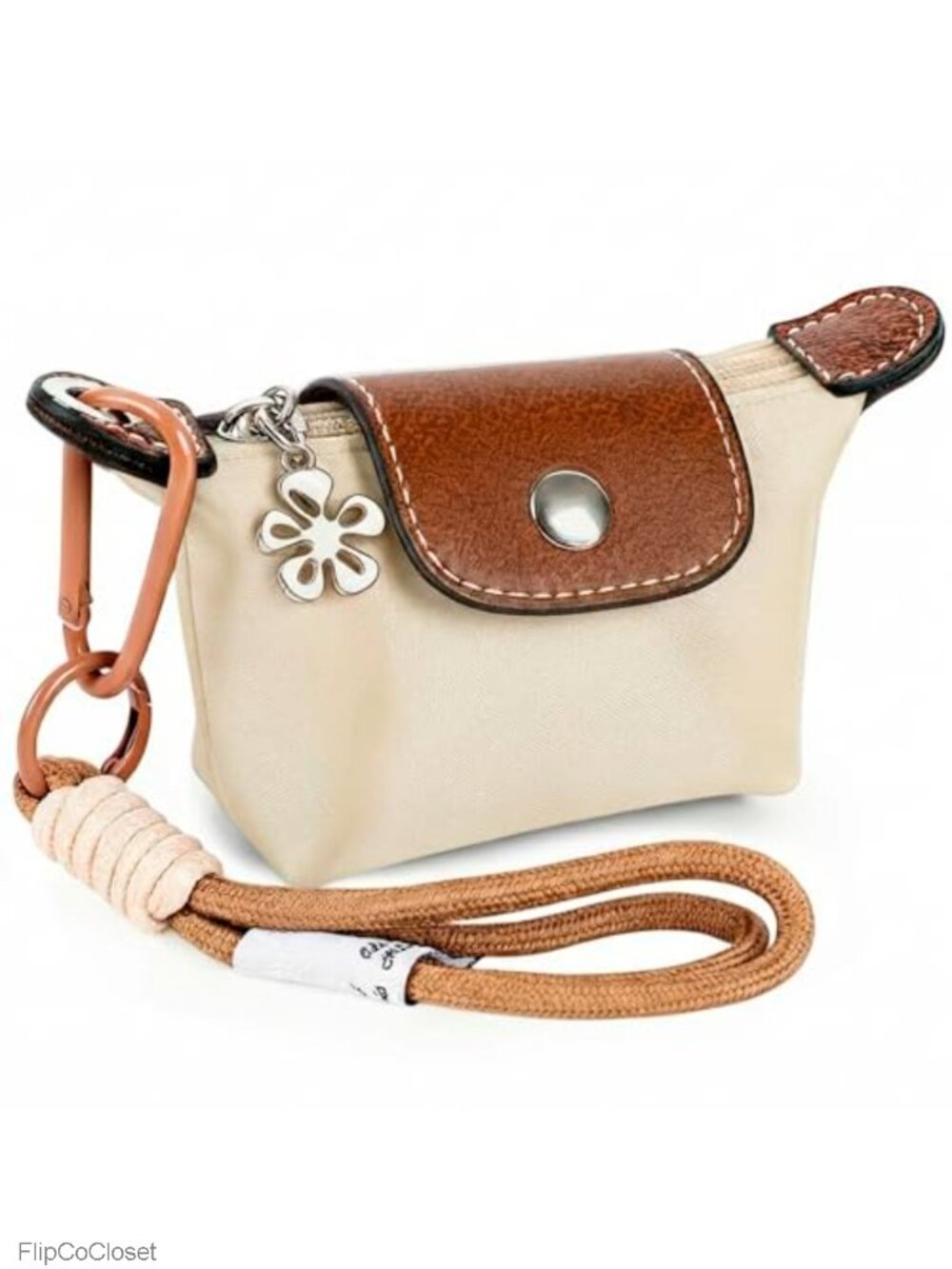 Mini Nylon Coin Purse Keychain Wristlet Dumpling Pouch